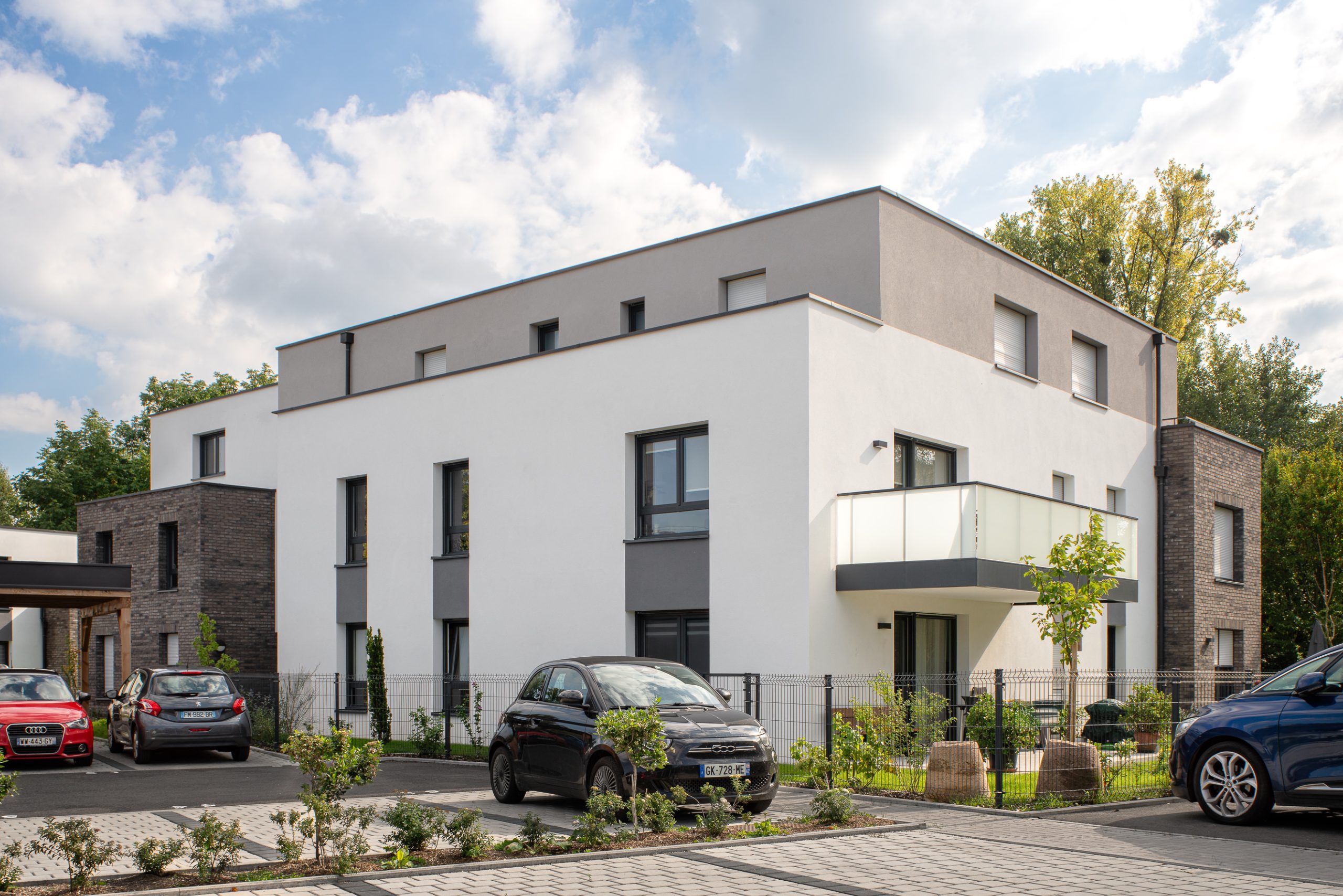 balcons terrasses residence contemporaine brumath au fil de l'eau