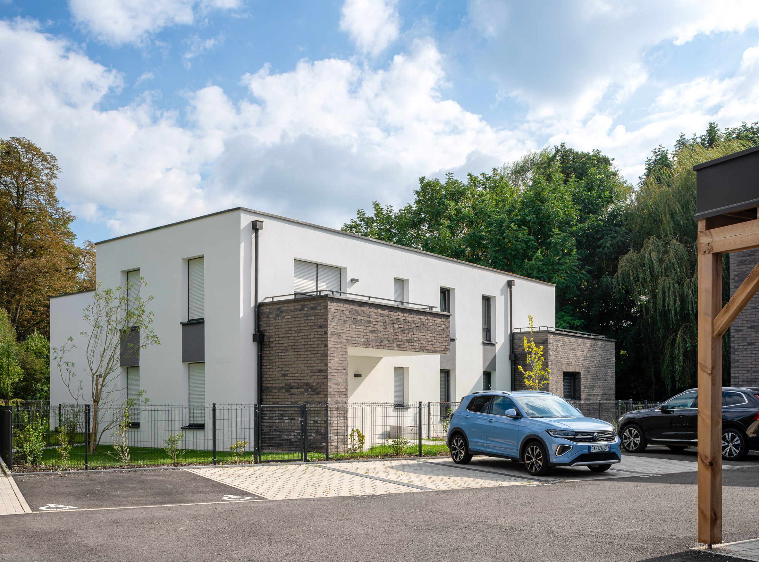 cour interieure parking residence brumath