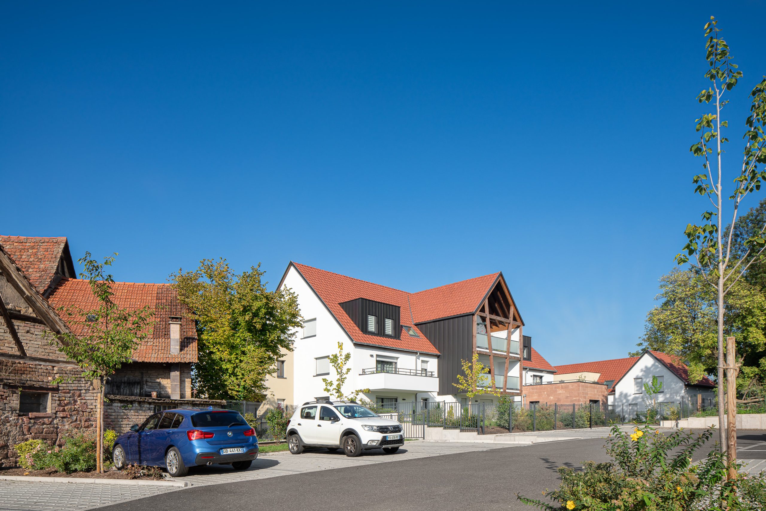 maisons ville residence ittenheim architecture