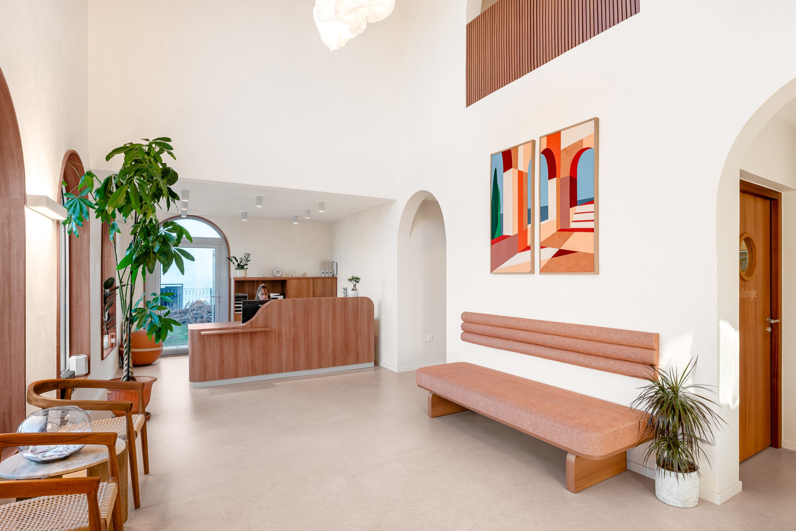 cabinet dentaire fegersheim fenetres plein cintre facade