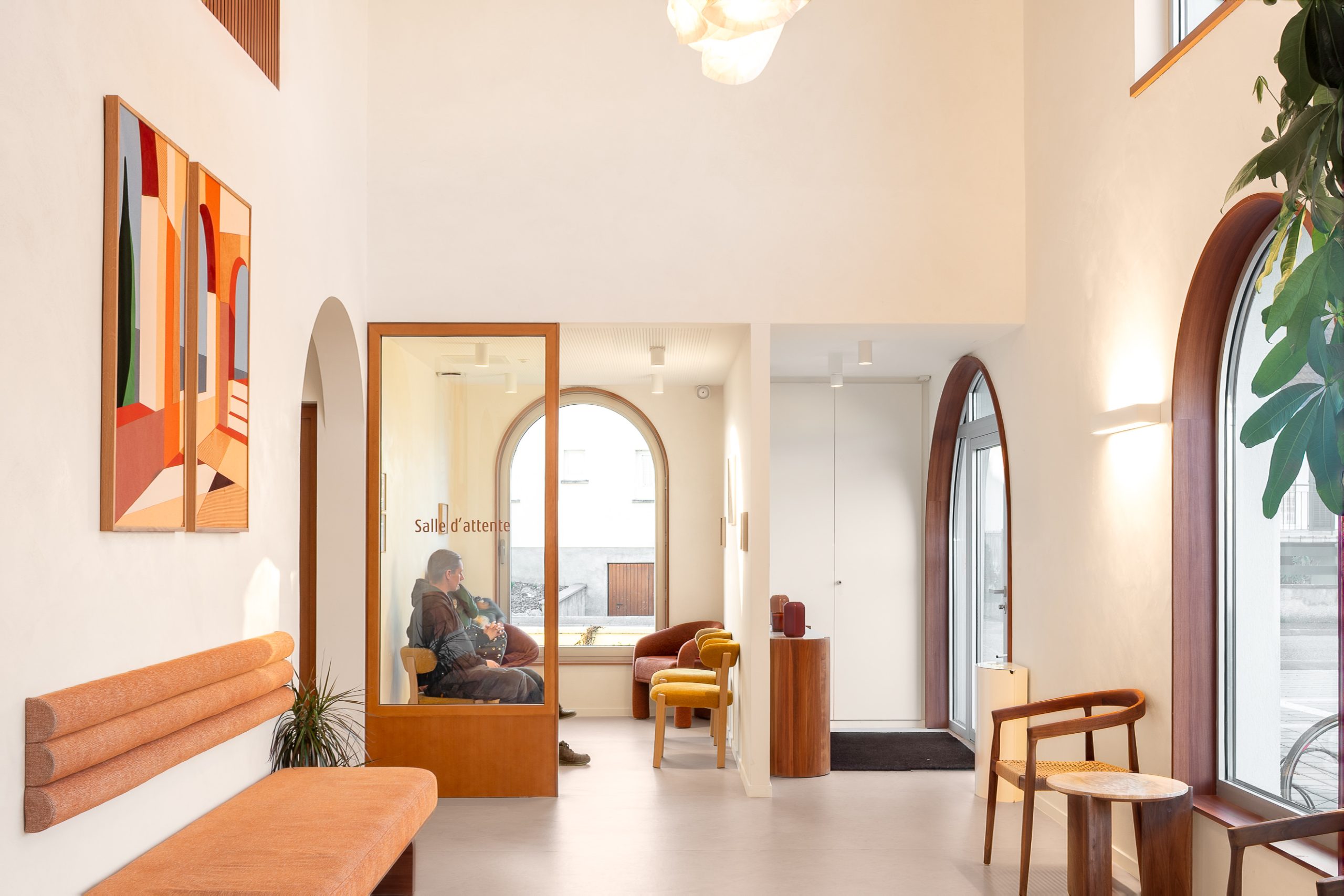 cabinet dentaire fegersheim hall double hauteur arches